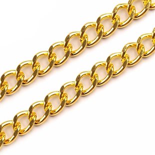 Ucho na tašku - retiazka -120cm žlté zlato
